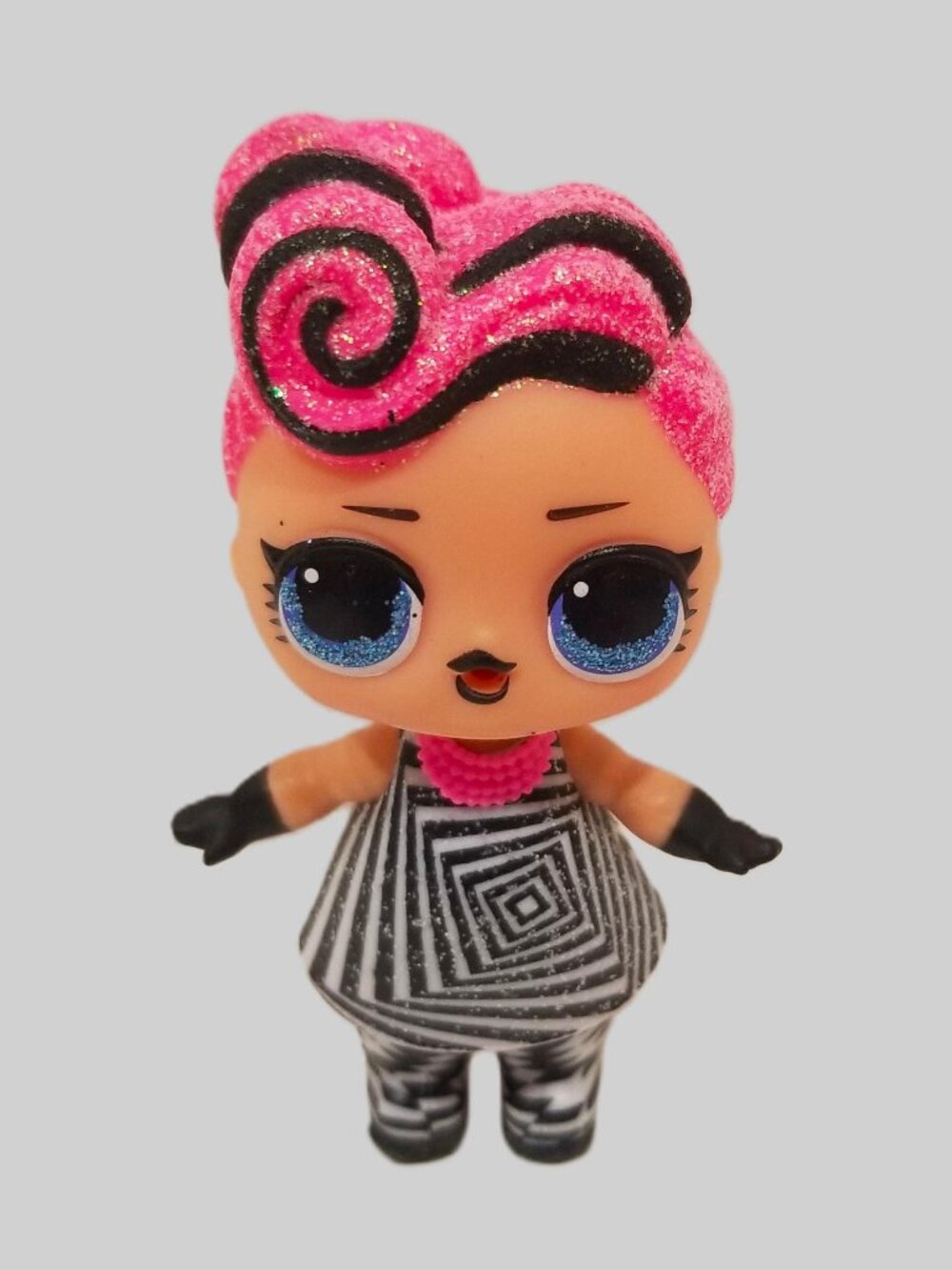 L.O.L. Surprise! Lights Glitter "Optical" Doll & Accessories, EUC